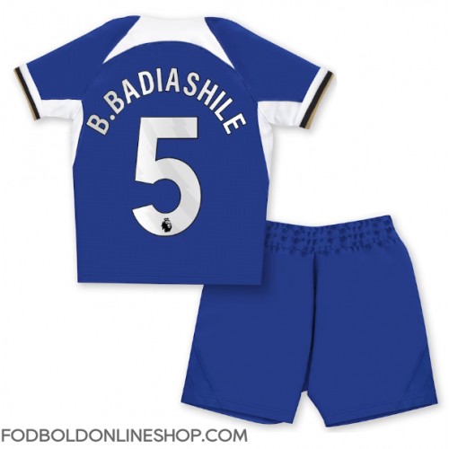 Chelsea Benoit Badiashile #5 Hjemme Trøje Børn 2023-24 Kortærmet (+ Korte bukser)